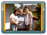 Besuch aus Russland, Dora mit Schwiegersohn Jurij und seiner Schwester Vera, 2005